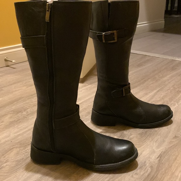 COPY - Black Leather boot, size 39 - Picture 2 of 12